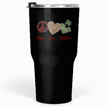Discover peace love solution Tumblers 30 Oz