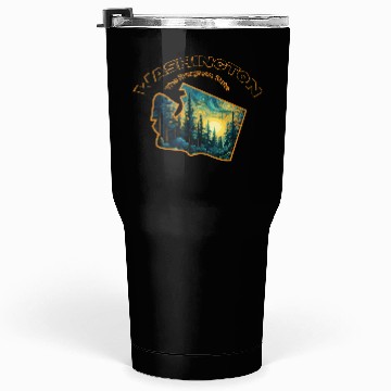 Discover Washington Wildlife - evergreen Tumblers 30 Oz