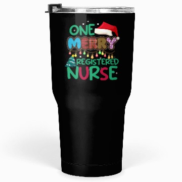 Discover One Merry Registered Nurse Christmas Tumblers 30 Oz
