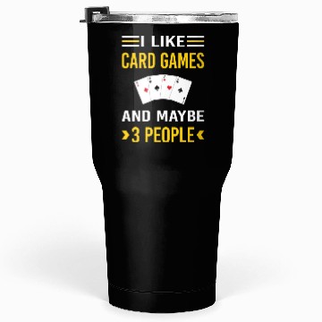 Discover 3 People Card Game Games Cards Tumblers 30 Oz