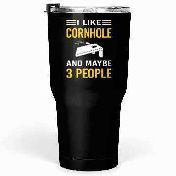 Discover 3 People Cornhole Tumblers 30 Oz