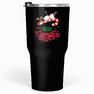 Discover Merry Christmas Snowman, Lying On Candy Cane Tumblers 30 Oz