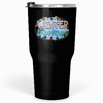 Discover Winter blessings Tumblers 30 Oz