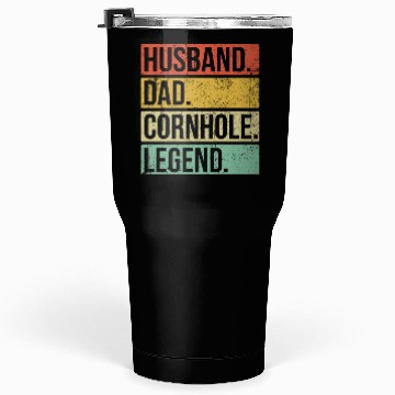 Discover Cornhole Vintage Husband Dad Legend Tumblers 30 Oz