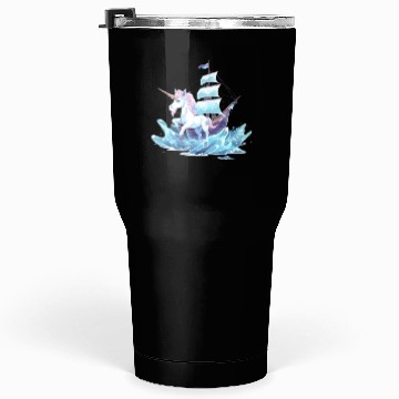 Discover Ice Sailing Unicorn Ice Sailor Ice Boating Tumblers 30 Oz