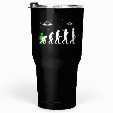 Discover Alien, Aliens, UFO, UAP, Space Unknown Flight Tumblers 30 Oz