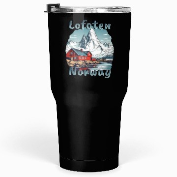 Discover Lofoten Norway Nature Paradise Tumblers 30 Oz