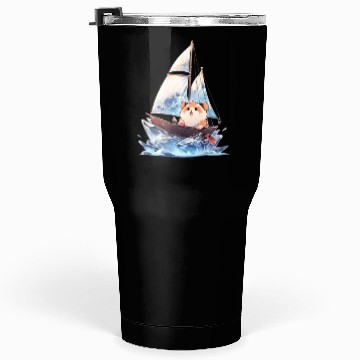 Discover Ice Sailing Hamster Ice Sailor Ice Boating Tumblers 30 Oz