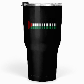 Discover Made in Bethlehem Barcode Palestine Flag for Pales Tumblers 30 Oz