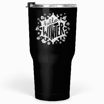 Discover Abstract Winter Snowflakes" Tumblers 30 Oz