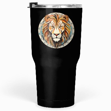 Discover Lion Mandala Art Tumblers 30 Oz