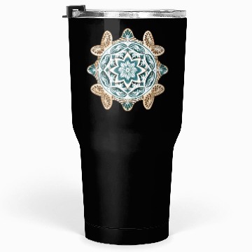 Discover Sea Turtle Mandala Art Tumblers 30 Oz