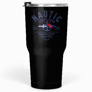 Discover Nautic Yacht Club Emblem Design Tumblers 30 Oz