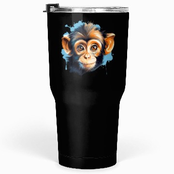 Discover Cute Monkey for Kids for a Kid Tumblers 30 Oz