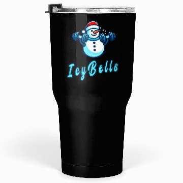 Discover Ice bells, cool gym snowman Tumblers 30 Oz