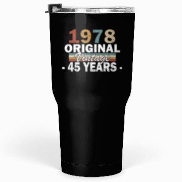 Discover Year 1978 Tumblers 30 Oz