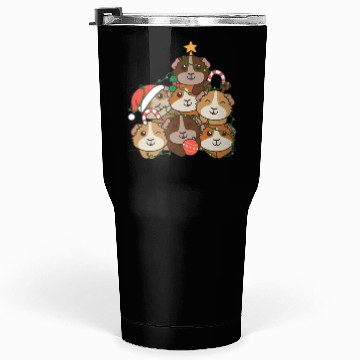 Discover Guinea Pig Christmas Tree Funny Animal Tumblers 30 Oz