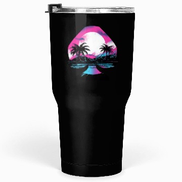 Discover Tropical Synthwave Tumblers 30 Oz