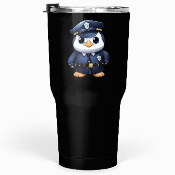 Discover Penguin police Tumblers 30 Oz