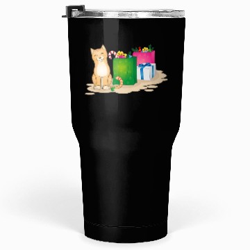 Discover cute cat with christmas gifts Tumblers 30 Oz
