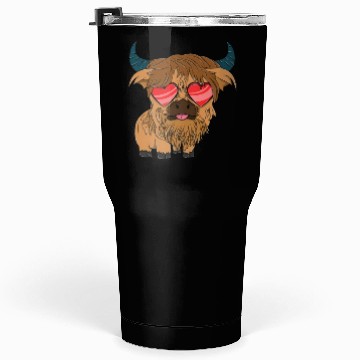 Discover Plain Highland Cow Tumblers 30 Oz