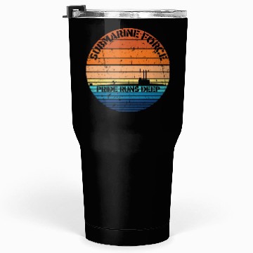 Discover Sunset Navy Submarine Force Pride Runs Deep Tumblers 30 Oz