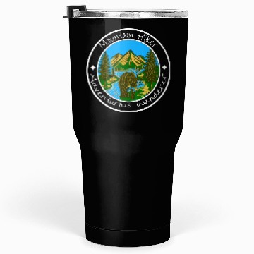 Discover Mountain Hiker Bear Wilderness Tumblers 30 Oz