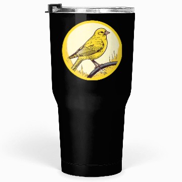 Discover yellow Canary in a circular shape Tumblers 30 Oz