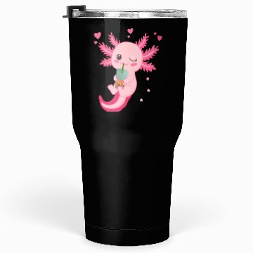 Discover Boba Tea Bubble Tea Milk Tea Axolotl Tumblers 30 Oz
