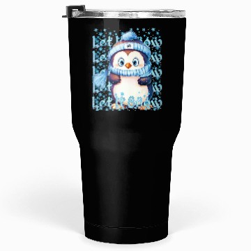 Discover Let it Snow Winter Penguin Tumblers 30 Oz