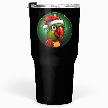 Discover Parrots Christmas Tumblers 30 Oz