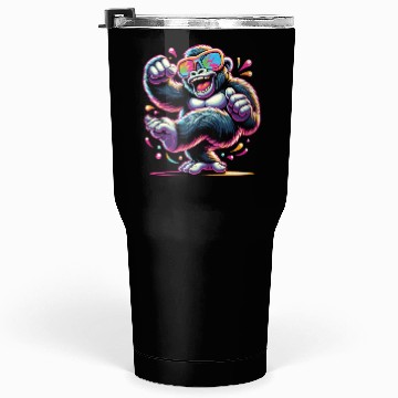 Discover Gorilla With Sunglasses Tumblers 30 Oz