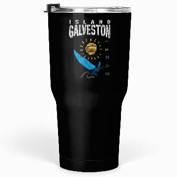 Discover Galveston Island Texas Sailing Tumblers 30 Oz