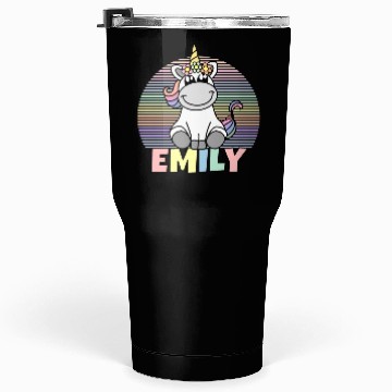 Discover Emily Name Unicorn Tumblers 30 Oz