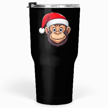 Discover Christmas monkey Tumblers 30 Oz