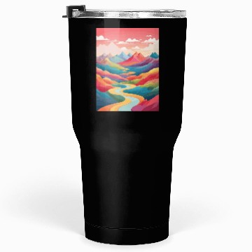 Discover A long winding path through the mountains Tumblers 30 Oz