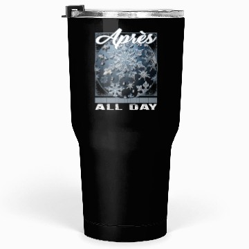 Discover Apres All Day Ski Microscopic Snowflake Detailed Tumblers 30 Oz