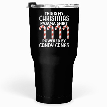 Discover This is My Christmas Pajama Tumblers 30 Oz Candy Canes