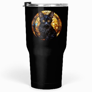 Discover Bombay kitten in stained glass Tumblers 30 Oz