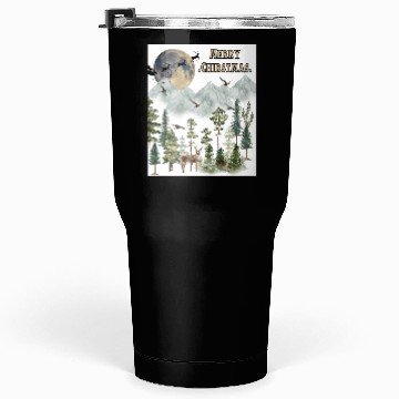 Discover Merry Christmas 2 white Tumblers 30 Oz