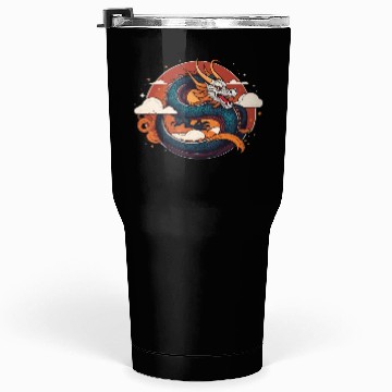 Discover a traditional Chinese dragon Tumblers 30 Oz