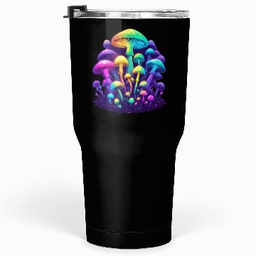 Discover Psychedelic Colorful Mushroom Tumblers 30 Oz