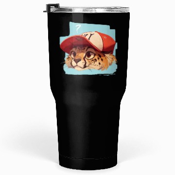 Discover Surprised Cheetah Tumblers 30 Oz