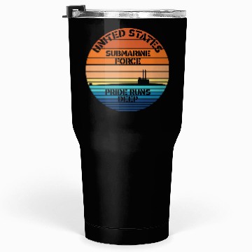 Discover Sunset Us Submarine Force Pride Runs Deep Tumblers 30 Oz