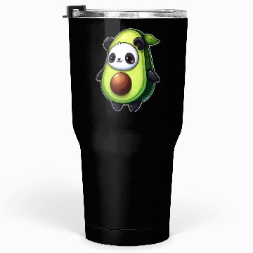 Discover Panda in avocado costume Tumblers 30 Oz