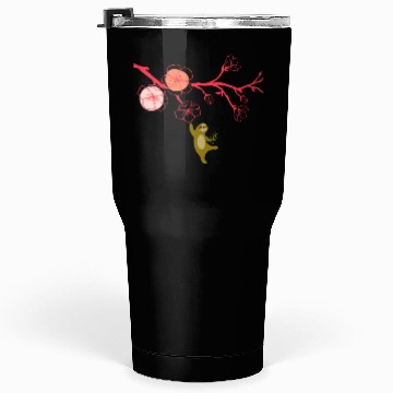 Discover Japanese cherry blossoms and sloth Tumblers 30 Oz