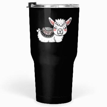 Discover Adorable Llama Resting Tumblers 30 Oz