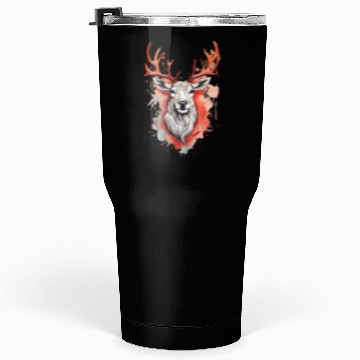 Discover Reindeer Sublime Antler Silhouette Top Tumblers 30 Oz