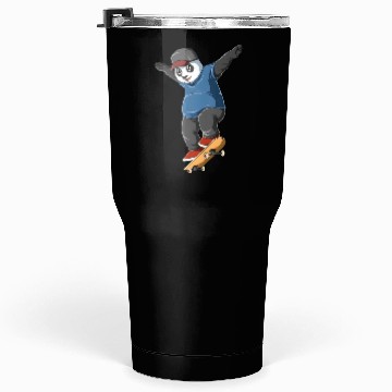 Discover Panda ater ateboarding Longboard Tumblers 30 Oz