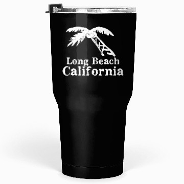 Discover Long Beach California Palm Tree Souvenirs Gifts Tumblers 30 Oz